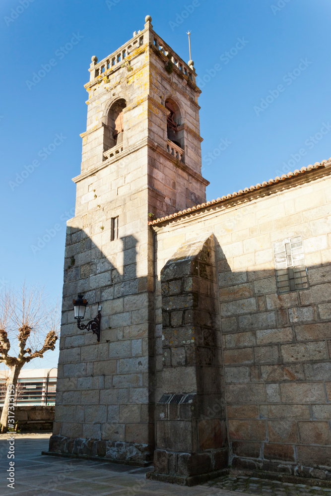 Φωτογραφία Belfry of church of San Miguel de Bouzas, Vigo, Pontevedra, Spain