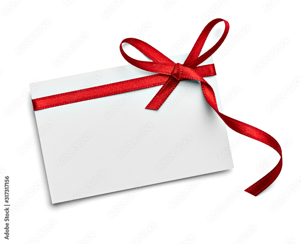 ribbon bow card note chirstmas celebration greeting ribbon bow card note chirstmas celebration greeting