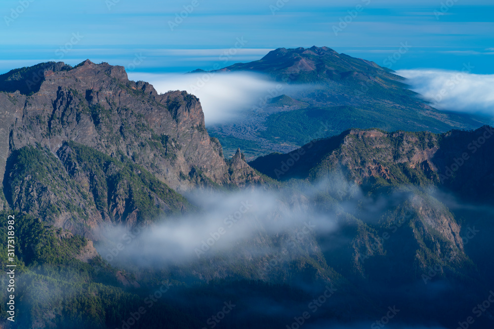 Caldera de Taburiente National Park, La Palma island, Canary Islands, Spain, Europe, Unesco Biosphere Reserve Caldera de Taburiente National Park, La Palma island, Canary Islands, Spain, Europe, Unesco Biosphere Reserve