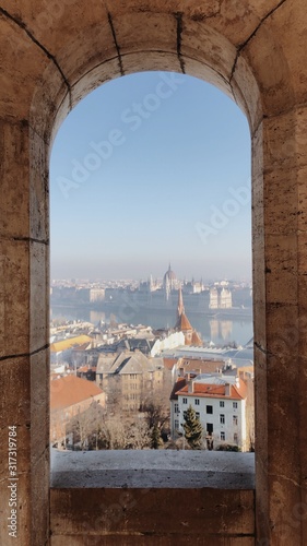 arch of Mattia’s church Budapest photo