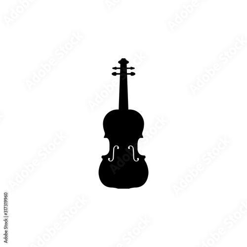 Violin vector isolated