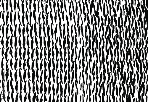 Vector wicker textured background. Handcraft woven texture. Retro woven pattern. Abstract halftone vector illustration. Overlay for interesting effect and depth. Black isolated on white. EPS10