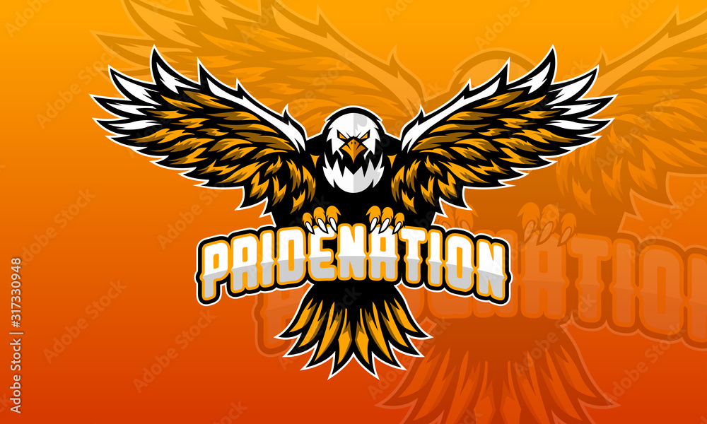 Fototapeta premium Eagle mascot logo