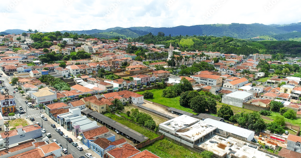 Aerial image of Jacutinga, city of Minas Gerais