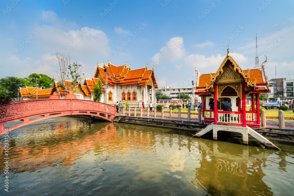 Bangkok Wat Benchamabophit Dusitvanaram ,Thailand Bangkok Wat Benchamabophit Dusitvanaram ,Thailand