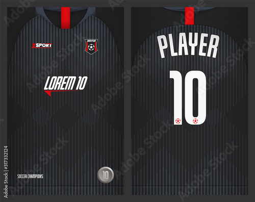 Soccer jersey template sport t shirt design
