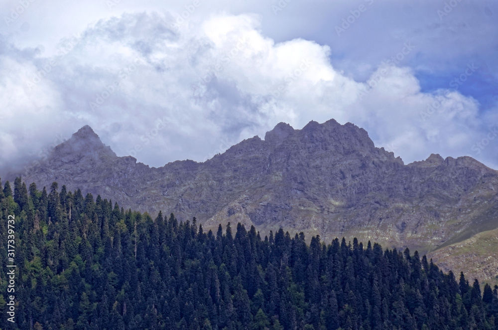 mountains of Abkhazia