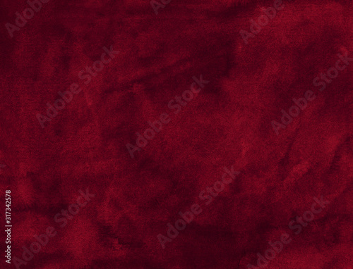 Wallpaper Mural Watercolor vintage dark red background painting. Watercolour deep maroon color backdrop. Grunge old overlay. Torontodigital.ca