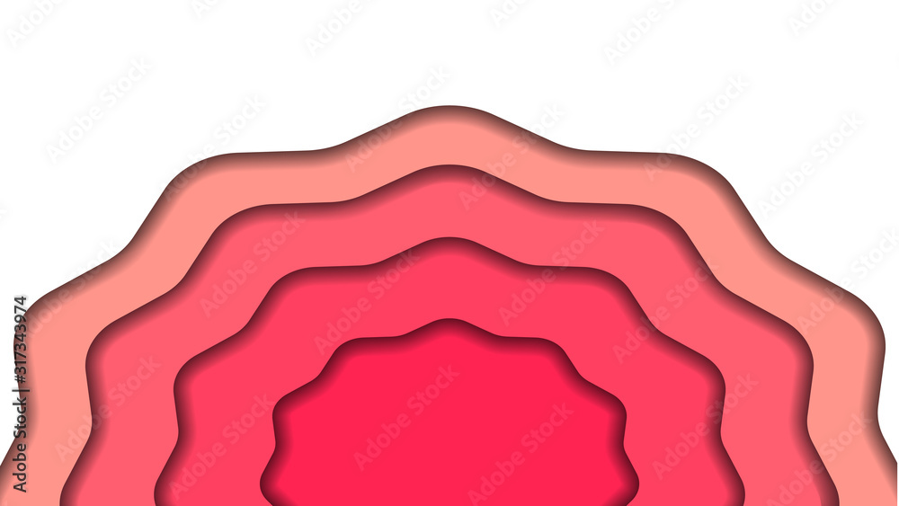 Abstract pink red colorful background on paper cut style. Vector illustration Abstract pink red colorful background on paper cut style. Vector illustration
