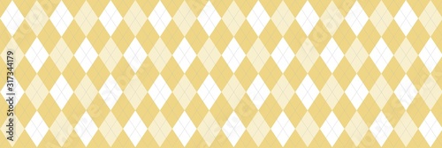 Yellow Arqyle Banner