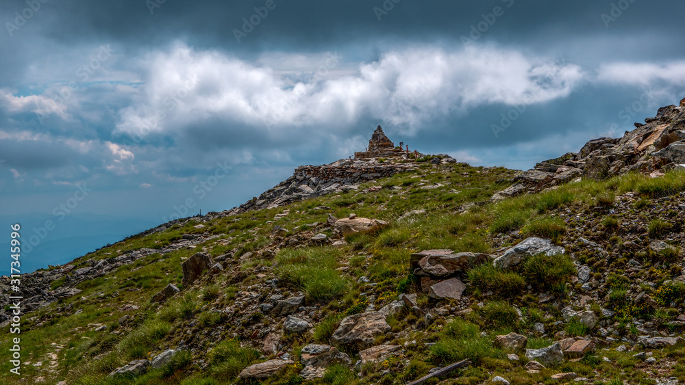 Landscape view of a peak in the National Park Pelister, North Macedonia. Landscape view of a peak in the National Park Pelister, North Macedonia.
