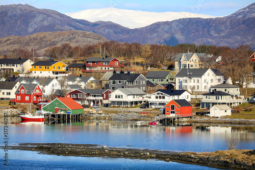 Seafront development in Brønnøysund, Northern Norway