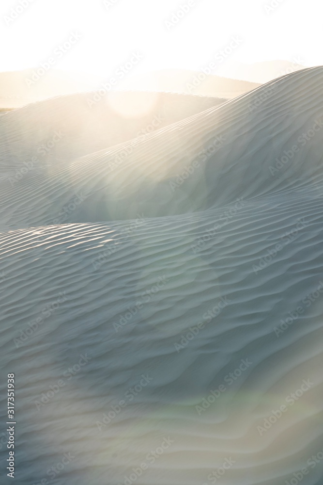 The Little Sahara sand dunes