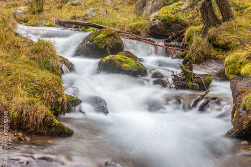 Der Reinbach im Herbst  long-term exposure 