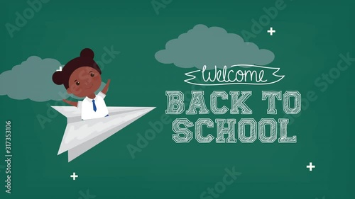 welcome back to school animation