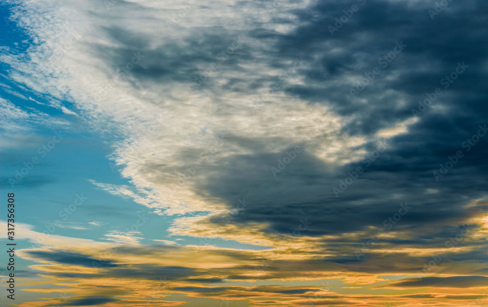 Fototapeta premium Winter clouds 4