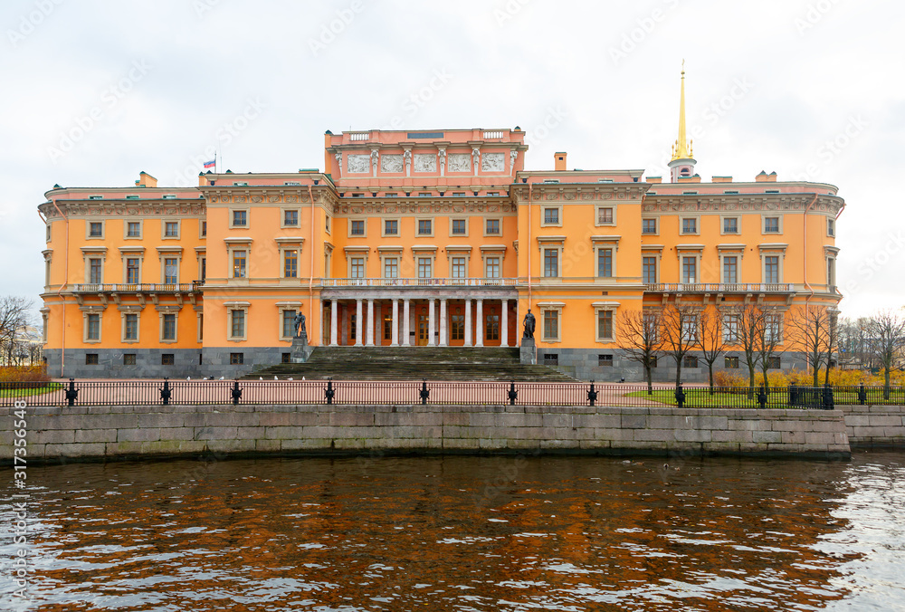 Russia. Saint Petersburg. The Mikhailovsky castle