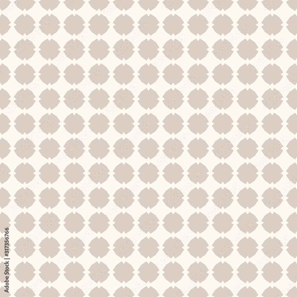 Subtle vector geometric ornamental seamless pattern with small diamond shapes Subtle vector geometric ornamental seamless pattern with small diamond shapes
