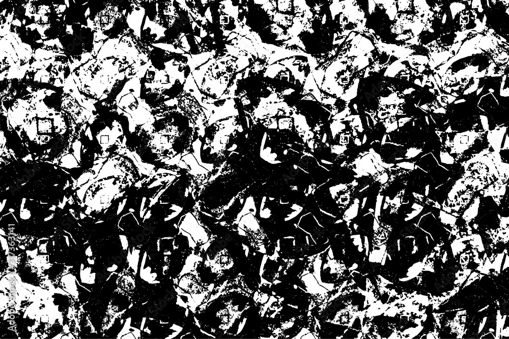 Abstract black and white background. Grunge texture. Monochrome vector pattern Abstract black and white background. Grunge texture. Monochrome vector pattern