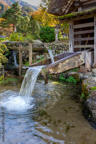Water mill at the Historic Village of Ogimachi in Shirakawa-gō, UNESCO World Heritage Site, Japan. © Carlos Neto