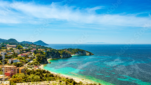 Panorama sul mare dell'Isola d'Elba
