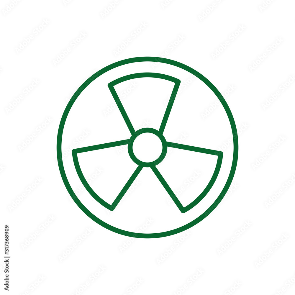 Isolated factory radioactive icon vector design Isolated factory radioactive icon vector design
