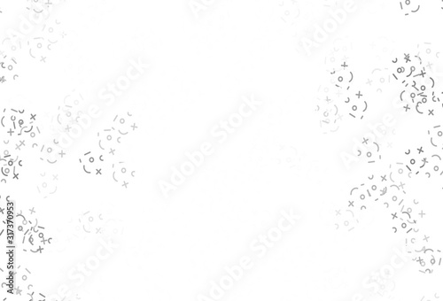 Light Gray vector layout with algebra elements.