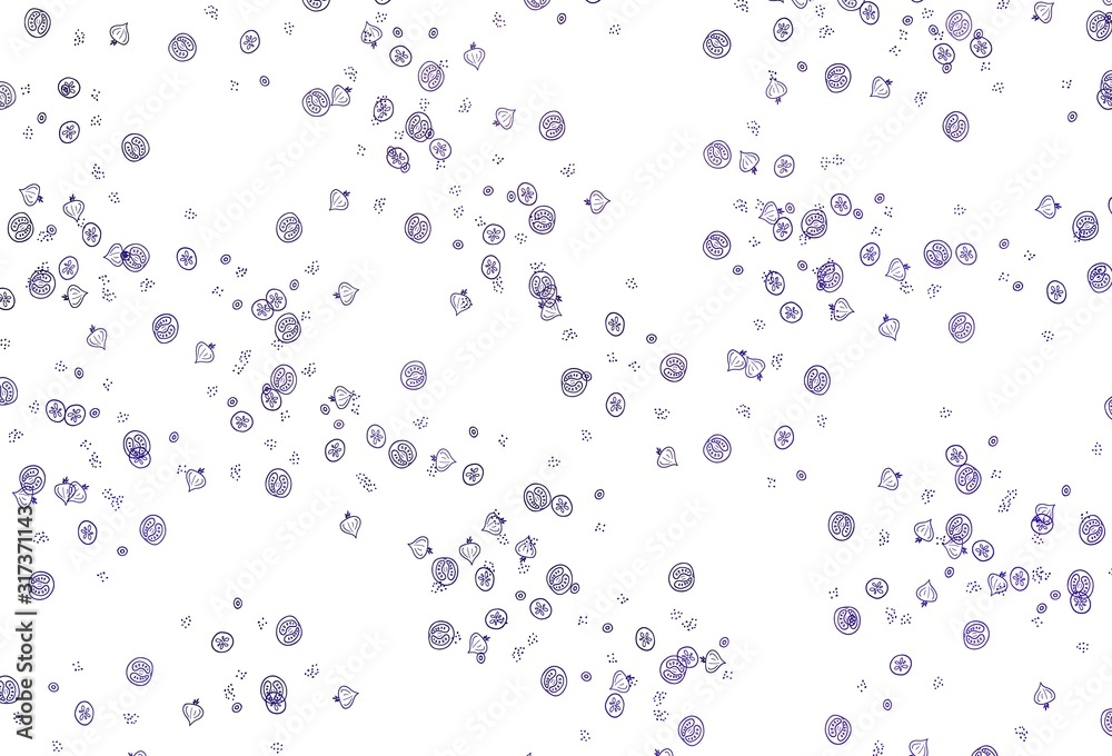 Light Purple vector background with tasty food. Light Purple vector background with tasty food.