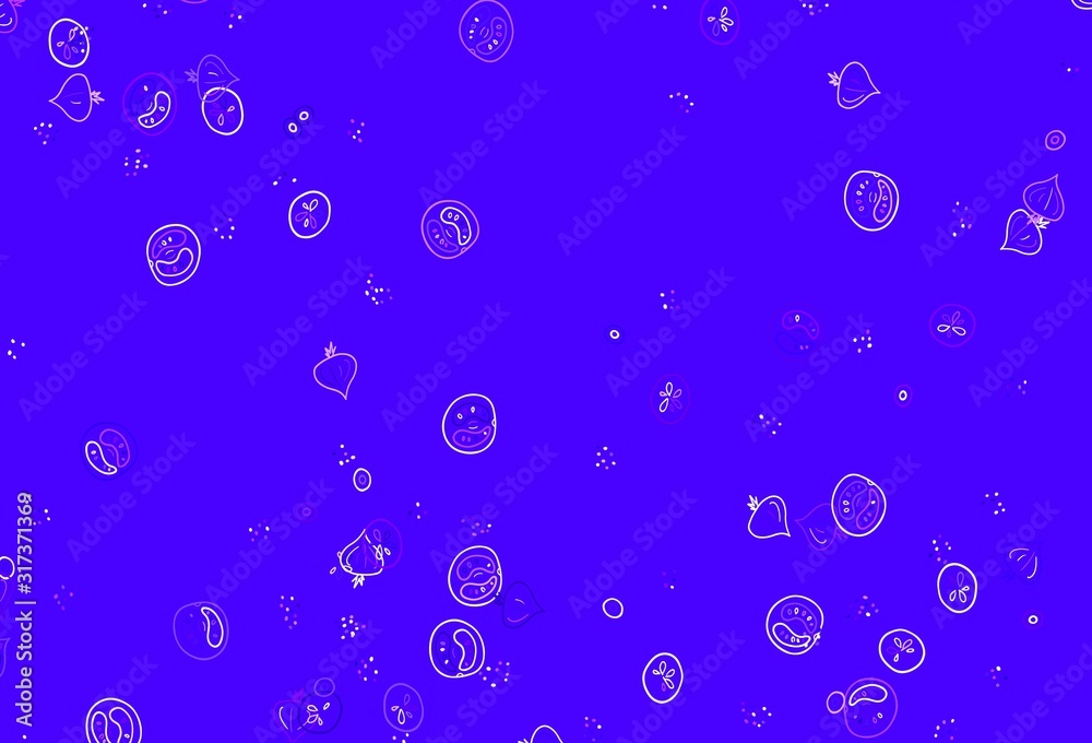 Light Purple vector background with tasty food. Light Purple vector background with tasty food.