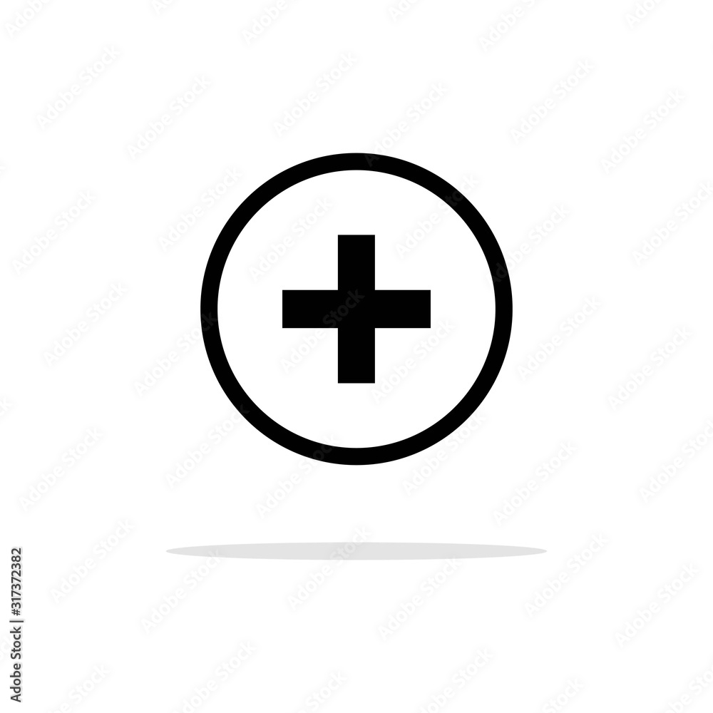 plus icon design vector illustration plus icon design vector illustration