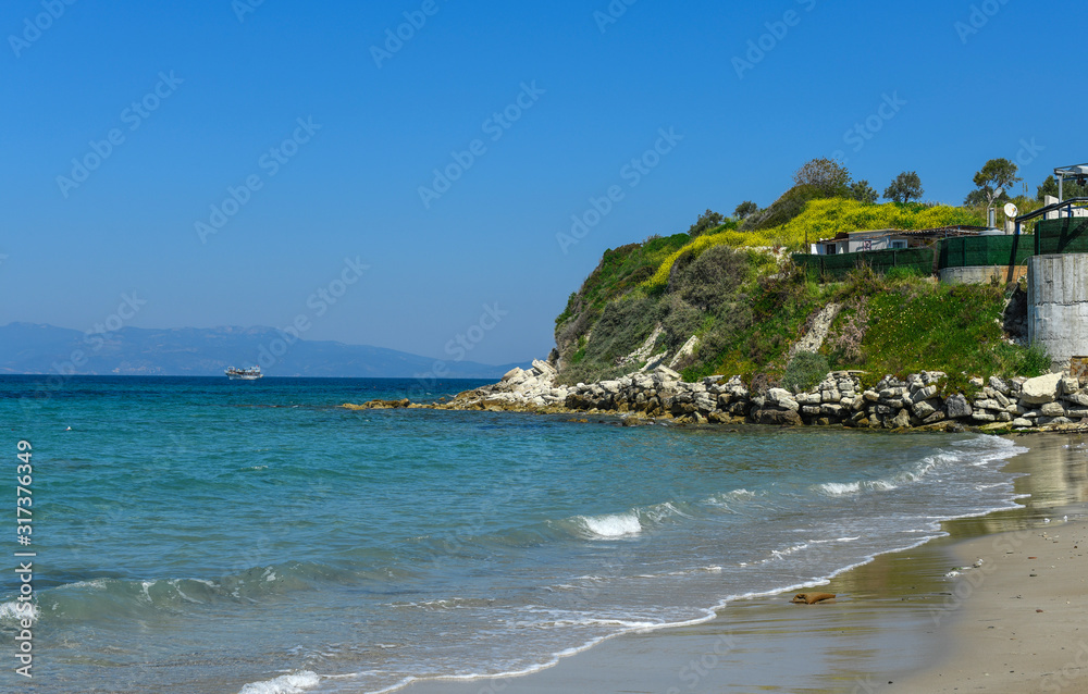 Beautiful seascape in Kusadasi, Turkey Beautiful seascape in Kusadasi, Turkey