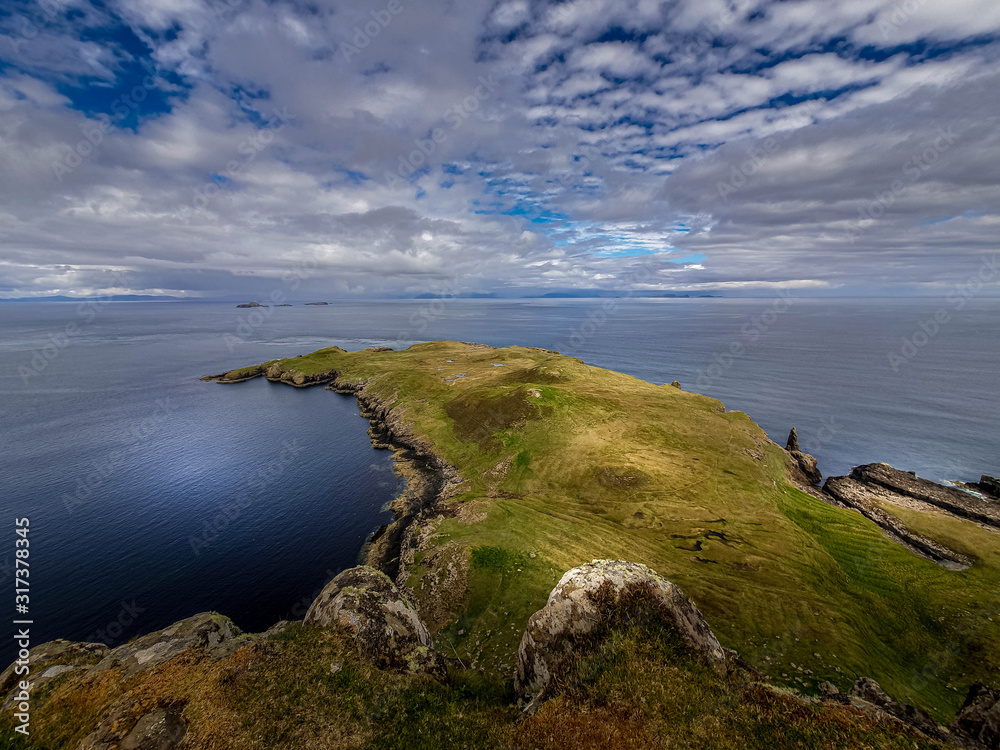 Most northern point of isle of sky Scotland 