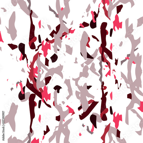 Ikat, Tie Dye. Batik, Hand Drawn Seamless 