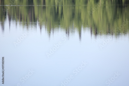 lake with refection