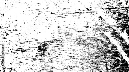 Grunge Pattern. Black White Texture. Vector Illustration