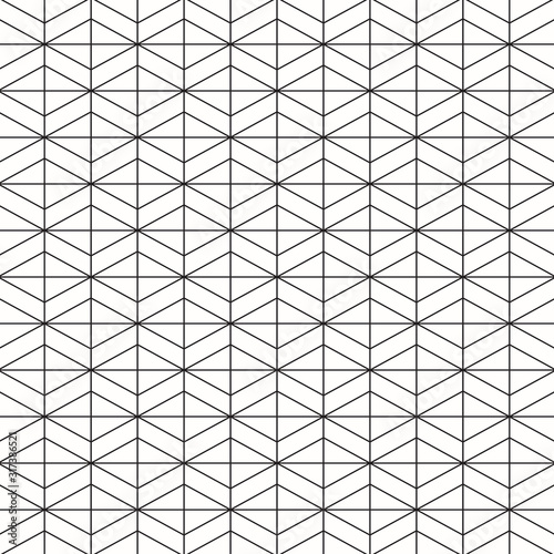 Pattern geometry of triangle background. Pattern is on swatch panel.