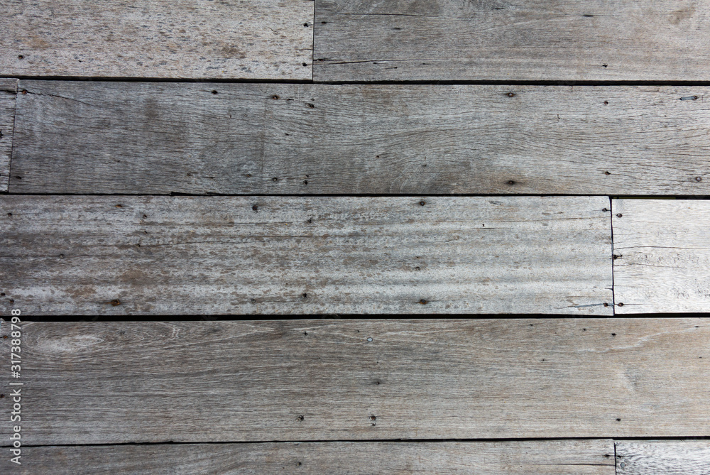Wooden floor or board as a background. Lots of nails marks. Not seamless, there're some small gaps between each plate. Wooden floor or board as a background. Lots of nails marks. Not seamless, there're some small gaps between each plate.