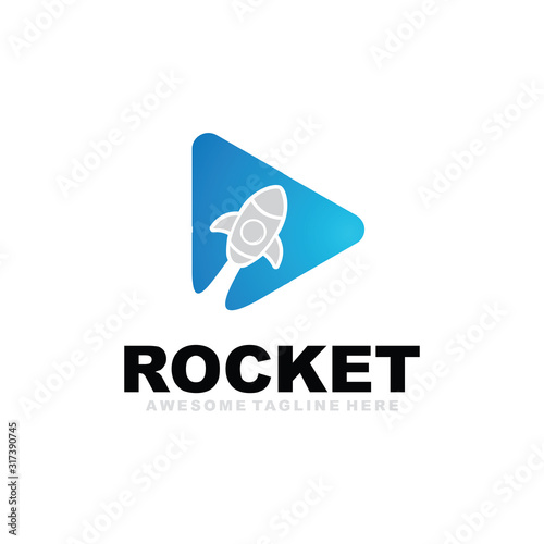 Rocket Logo Vector 