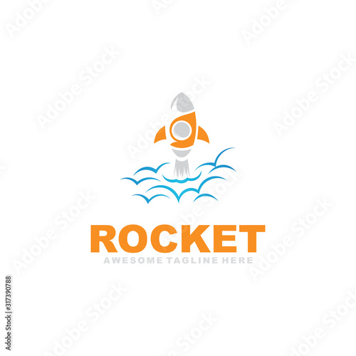 Rocket Logo Vector 