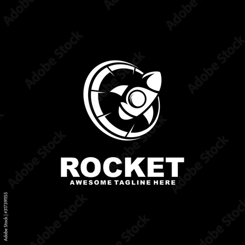 Rocket Logo Vector 