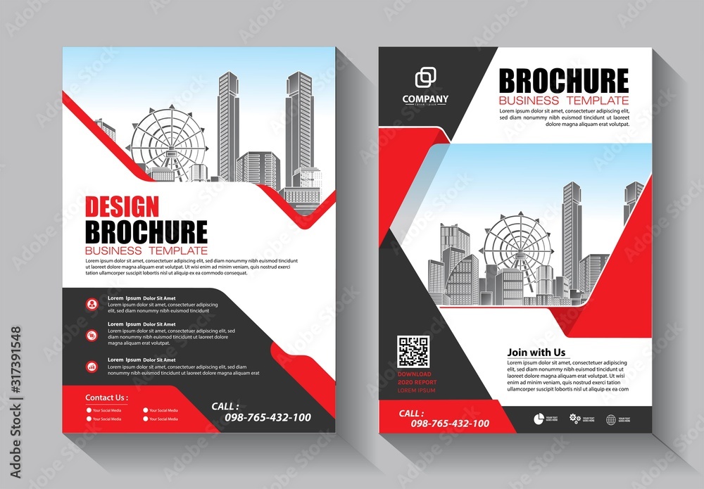 Business abstract vector template. Brochure design, cover modern layout, annual report, poster, flyer in A4 with colorful triangles, geometric shapes for tech, science, market with light background Business abstract vector template. Brochure design, cover modern layout, annual report, poster, flyer in A4 with colorful triangles, geometric shapes for tech, science, market with light background