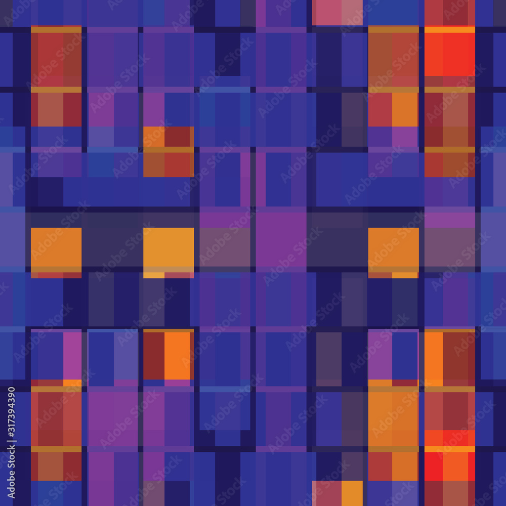Abstract seamless pattern illustration of rectangular optical illusion tiles Abstract seamless pattern illustration of rectangular optical illusion tiles