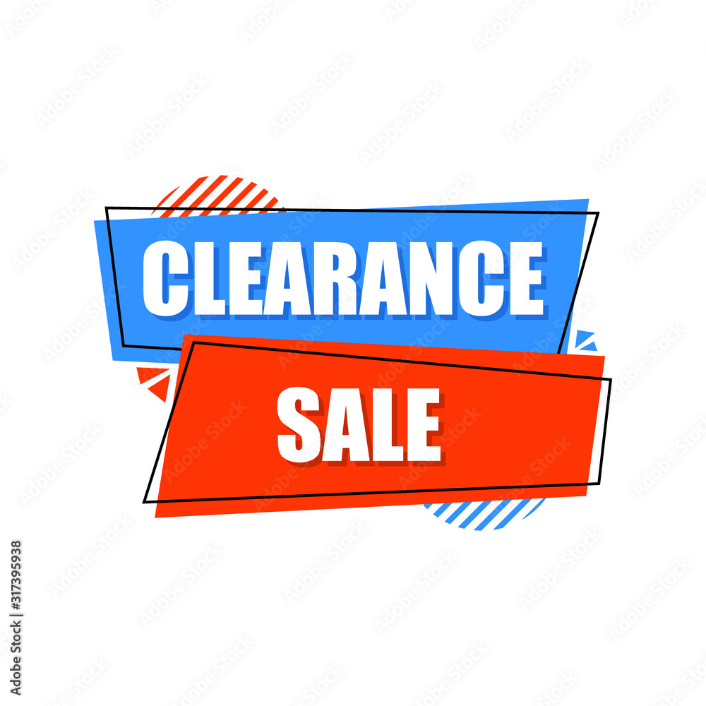 Modern Clearance Sale Minimalist Abstract Label