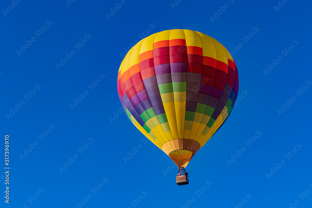 Morning view of the famous Albuquerque International Balloon Fiesta event Morning view of the famous Albuquerque International Balloon Fiesta event