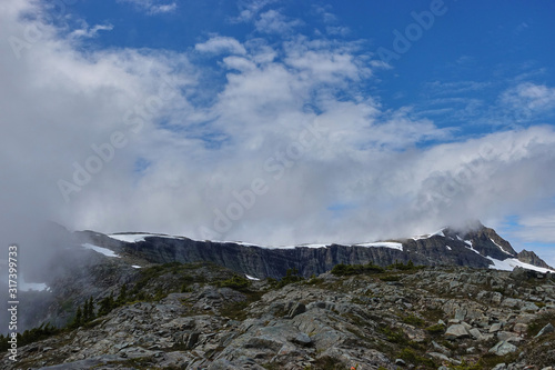 An apline mountain range in British Columbia, Canada © PJsandsmark