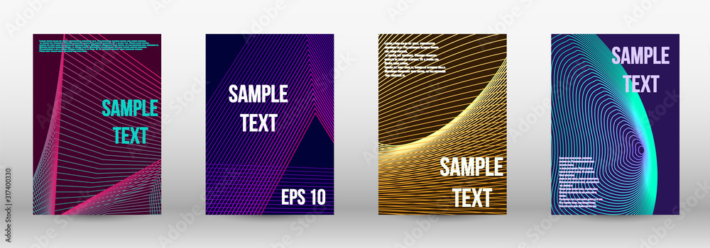 Geometric template with lines Geometric template with lines