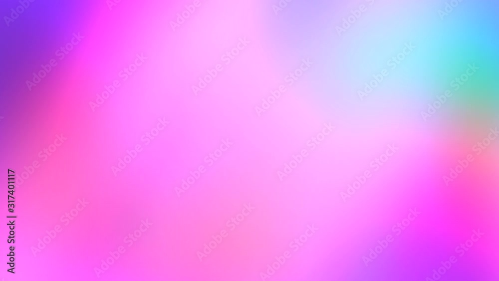 Blurred pastel pink, neon and purple gradient dynamic abstract background. Hypnotic lights motion