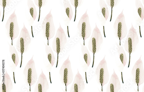 Seamless dainty floral pattern.