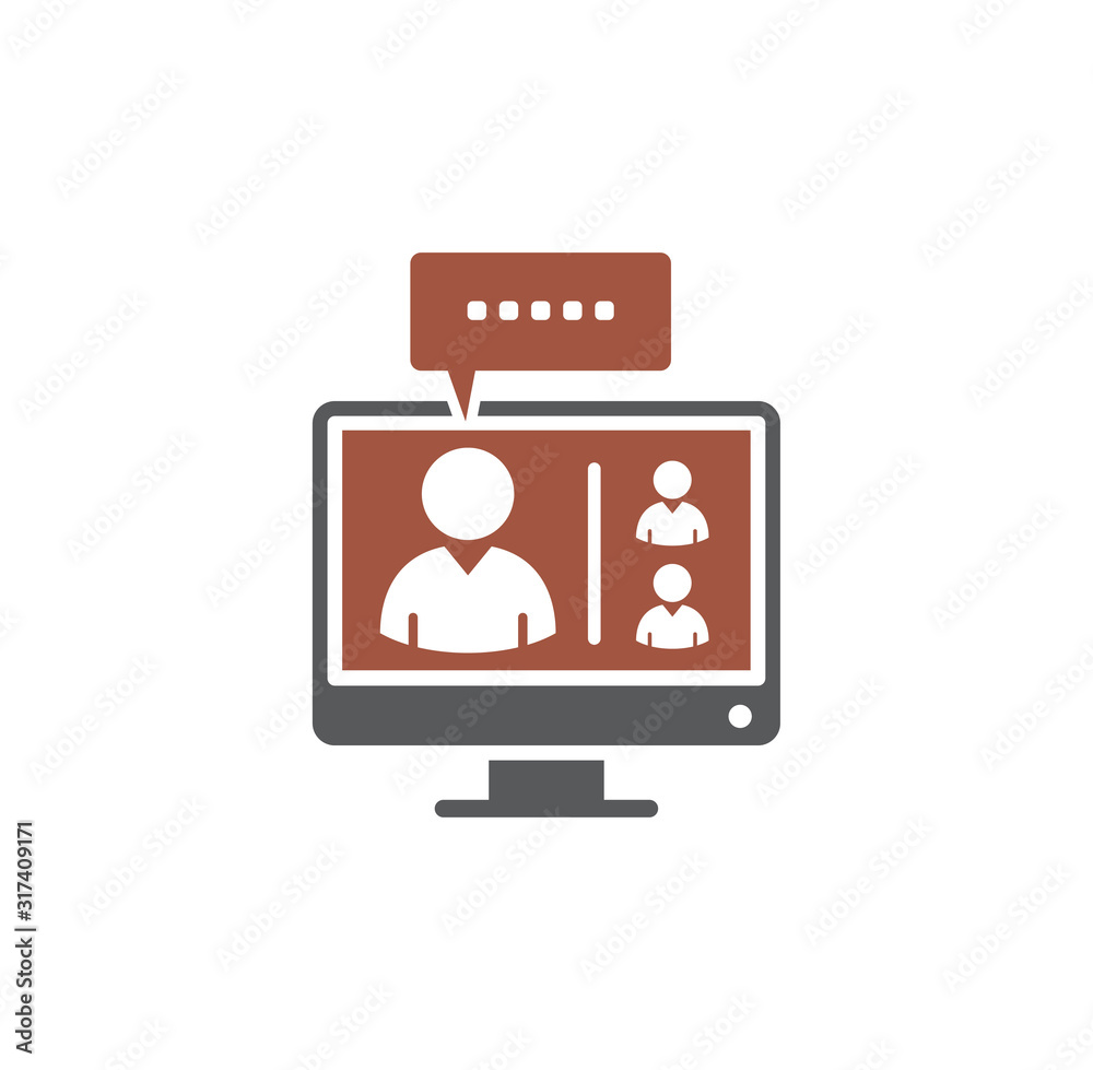 Teamwork related icon on background for graphic and web design. Creative illustration concept symbol for web or mobile app