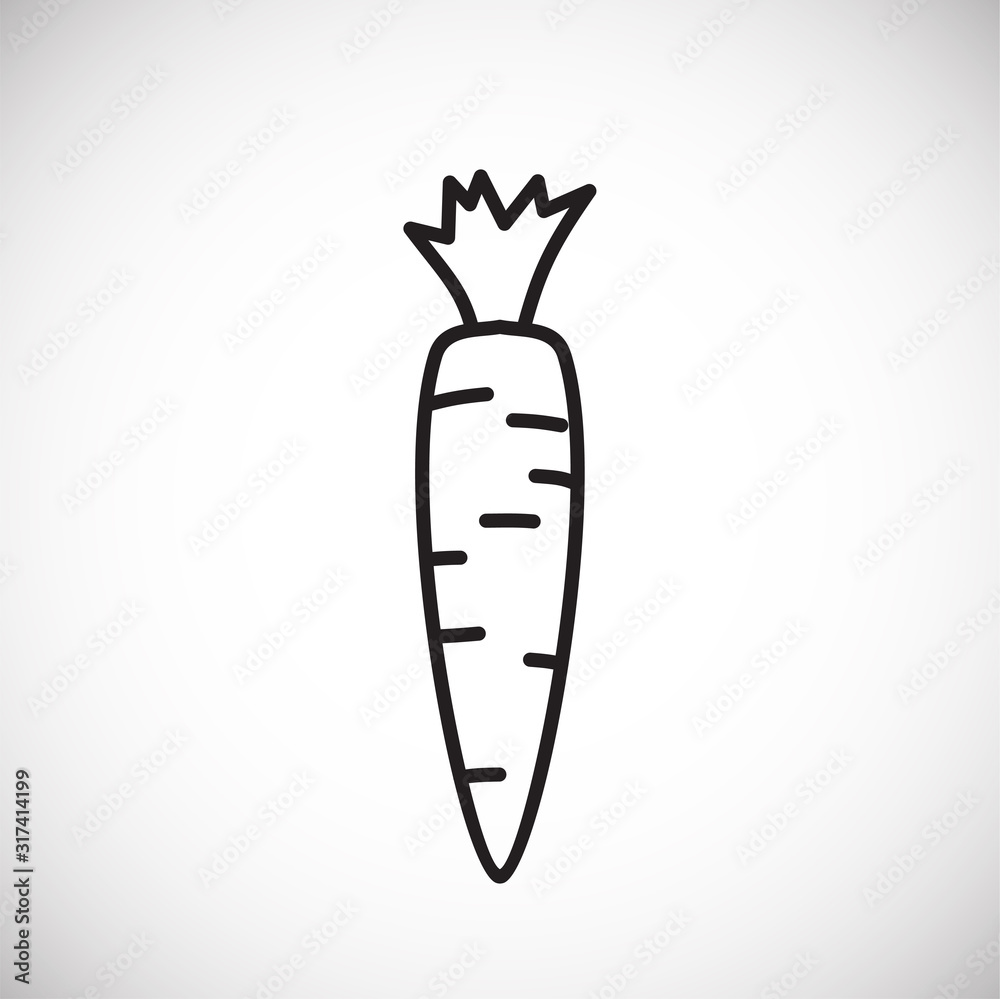 Vegetable related icon on background for graphic and web design. Creative illustration concept symbol for web or mobile app Vegetable related icon on background for graphic and web design. Creative illustration concept symbol for web or mobile app